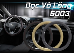 Bọc Vô Lăng CIND 5003 Size 4L Màu Đen Chỉ Đỏ - Nhập Khẩu Chính Hãng
