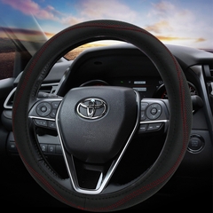 Bọc Vô Lăng CIND 5003 Size 4L Màu Đen Chỉ Đỏ - Nhập Khẩu Chính Hãng