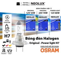 Bóng Đèn Halogen Power Light OSRAM  NEOLUX H7 12V 24V - Nhập Khẩu Chính Hãng