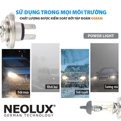 Bóng Đèn Halogen Power Light OSRAM NEOLUX Dùng Cho Xe Ô Tô Xe Máy Chân H1 H3 H4 H7 - Nhập Khẩu Chính Hãng
