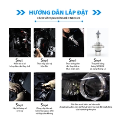 Bóng Đèn Halogen Power Light OSRAM NEOLUX Dùng Cho Xe Ô Tô Xe Máy Chân H1 H3 H4 H7 - Nhập Khẩu Chính Hãng