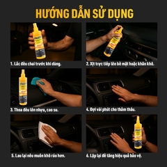 Dung Dịch Bảo Vệ Nhựa Táp Lô Khử Mùi FORMULA 1 615006 295ml Không Mùi Không Nhờn An Toàn Nội Ngoại Thất - Nhập Khẩu Chính Hãng