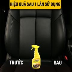 Xịt Vệ Sinh Và Dưỡng Da Xe FORMULA 1 615163 473ml Ghế Da Mềm Mịn Tự Nhiên Không Bám Bụi - Nhập Khẩu Chính Hãng