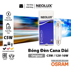 Combo 10 Bóng Đèn Cana Ngắn Trung Dài OSRAM NEOLUX Lắp Đèn La Phông, Đèn Trần Xe Ô tô Du Lịch, Xe Tải - Nhập Khẩu Chính Hãng