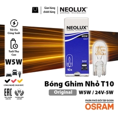 Combo 10 Bóng Đèn Chân Ghim T10 T15 T20 OSRAM NEOLUX Lắp Đèn Demi, Bóng Soi Biển Số Xe Ô Tô Xe Máy - Nhập Khẩu Chính Hãng