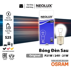 Combo 10 Bóng Đèn Sau Chân Cài S25 OSRAM NEOLUX Lắp Đèn Hậu, Đèn Phanh, Xi Nhan, Đèn Lùi Xe Ô Tô Xe Máy - Nhập Khẩu Chính Hãng