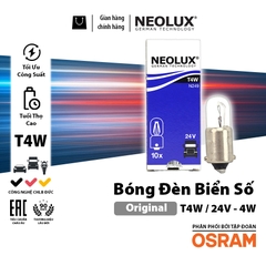 Combo 10 Bóng Đèn Soi Biển Số Chân Cài OSRAM NEOLUX Lắp Đèn Định Vị, Đèn Trần, Đèn Đồng Hồ Xe Ô Tô Xe Máy - Nhập Khẩu Chính Hãng