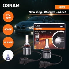 Combo 2 Bóng Đèn Led HL EASE OSRAM Dùng Cho Xe ô Tô Xe Máy Chân H1 H4 H7 H8 H11 H16 HB3 HB4 HIR2 - Nhập Khẩu Chính Hãng