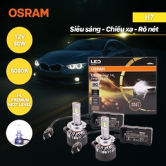 Combo 2 Bóng Đèn Led HL Premium Next Level OSRAM Dùng Cho Xe ô Tô Xe Máy Chân H1 H4 H19 H7 H11 HB3 HB4 HIR2 - Nhập Khẩu Chính Hãng