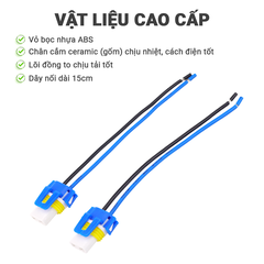 Combo 2 Chuôi Đèn Chân HB3 9005 HDS21 Lõi Ceramic - Nhập Khẩu Chính Hãng