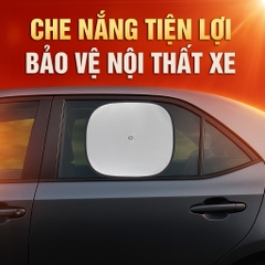 Combo 2 Tấm Che Nắng Ô Tô Bạch Kim Tráng Bạc Tròn Chống Tia UV CIND CD-C001 (36x44cm) - Nhập Khẩu Chính Hãng