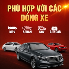 Combo 2 Tấm Che Nắng Ô Tô Xốp Cách Nhiệt Tròn Nhỏ Màu Lá Phủ Bạc CIND CD-C044 (36x44cm) - Nhập Khẩu Chính Hãng
