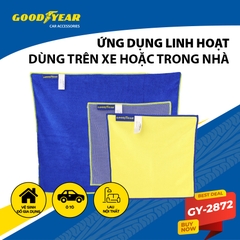 Combo 3 Khăn Vệ Sinh Chuyên Dụng GOODYEAR GY-2872 Rửa Xe Lau Kính Lau Sạch Toàn Diện