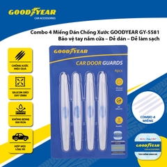 Combo 4 Miếng Dán Silicon Chống Xước Bảo Vệ Tay Nắm Cửa GOODYEAR