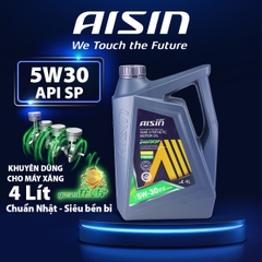 Nhớt Động Cơ AISIN ESSNP0534P 5W-30 SN Plus Greentech+ Semi Synthetic 4L - Nhập Khẩu Chính Hãng