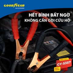Dây Câu Bình Ắc Quy Lõi Đồng 400A Dài 3m GOODYEAR GY-5357 Kích Điện Cứu Hộ Ô tô