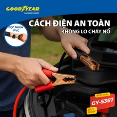 Dây Câu Bình Ắc Quy Lõi Đồng 400A Dài 3m GOODYEAR GY-5357 Kích Điện Cứu Hộ Ô tô