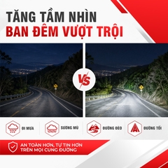 Đèn LED Trợ Sáng Bảng Chữ Nhật Viair 6 Bóng Trắng 12-30V (77x111mm)