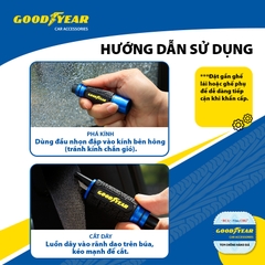Dụng Cụ Phá Kính Cắt Dây An Toàn Thoát Hiểm GOODYEAR GY-5480