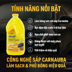 Dung Dịch Rửa Xe Phủ Bóng Carnauba Wax FORMULA 1 615032 1.9L Đậm Đặc Bóng Sáng Tối Ưu - Nhập Khẩu Chính Hãng