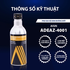 Dung Dịch Vệ Sinh Buồng Đốt Kim Phun 2 Trong 1 Máy Xăng AISIN 200ml ADEAZ-4001