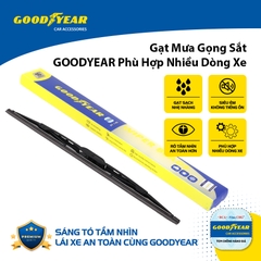 Gạt Mưa Gọng Sắt GOODYEAR Phù Hợp Nhiều Dòng Xe Thông Dụng - Nhập Khẩu Chính Hãng