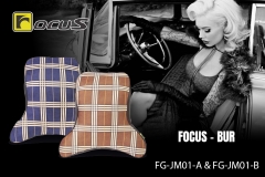 Gối Tựa Đầu Cao Su Non FOCUS Bur FG-JM01-B Màu Lam - Nhập Khẩu Chính Hãng