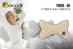 Gối Tựa Đầu Cao Su Non FOCUS Gu F-TM01F-A Màu Kem - Nhập Khẩu Chính Hãng