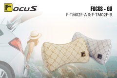Gối Tựa Đầu Cao Su Non FOCUS Gu F-TM02F-A Màu Kem - Nhập Khẩu Chính Hãng