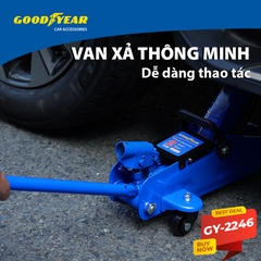 Kích Cá Sấu 2 Tấn Con Đội Nâng Vật Nặng Kích Gầm Ô tô GOODYEAR GY-2246