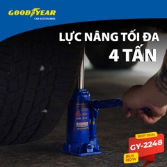 Kích Thuỷ Lực 2 Tấn 4 Tấn 6 Tấn Con Đội Nâng Vật Nặng Kích Gầm Ô tô GOODYEAR