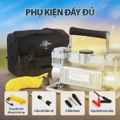 Máy Bơm Lốp Ô Tô 2 Xi-lanh 12V Công Suất Lớn Bơm Siêu Nhanh Siêu Khoẻ JL-ID40 - Nhập Khẩu Chính Hãng