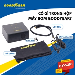Máy Bơm Lốp Xe GOODYEAR GY-5218 Cảm Ứng Đa Điểm Tự Ngắt Thông Minh - Nhập Khẩu Chính Hãng