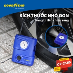 Máy Bơm Lốp Xe GOODYEAR GY-2585 Mini Tiện Dụng - Nhập Khẩu Chính Hãng