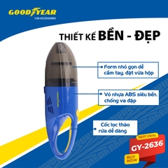 Máy Hút Bụi Cầm Tay Không Dây GOODYEAR GY-2636 Mini Lực Hút Mạnh Mẽ