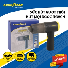 Máy Hút Kiêm Thổi Bụi Cầm Tay GOODYEAR GY-2651 Siêu Mini Sạc Điện Thông Minh