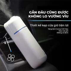 Máy Khuếch Tán Tinh Dầu Ô Tô Mini Cao Cấp | Phun Sương Siêu Âm | Xịt Thơm Tự Động FK01 - Nhập Khẩu Chính Hãng