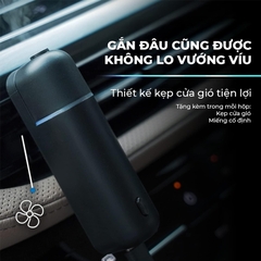 Máy Khuếch Tán Tinh Dầu Ô Tô Mini Cao Cấp | Phun Sương Siêu Âm | Xịt Thơm Tự Động FK02 - Nhập Khẩu Chính Hãng