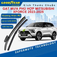 Gạt Mưa Dùng Cho Dòng Xe Mitsubishi Xforce 2023-2025 GOODYEAR Siêu Êm Không Rít Size Chuẩn