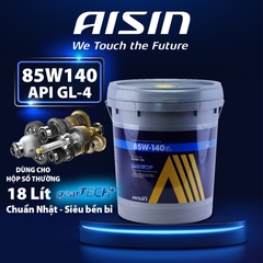 Nhớt Hộp Số AISIN Geartech+ GL-4 85W140 18 Lít GSL4851418PL - Nhập Khẩu Chính Hãng