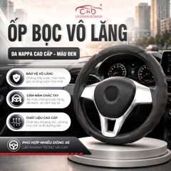 Ốp Bọc Vô Lăng CIND Da Nappa Cao Cấp Mỏng Nhẹ Chống Trượt Phù Hợp Nhiều Dòng Xe