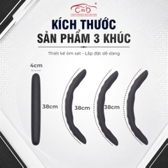 Miếng Ốp Bọc Vô Lăng Ô Tô CIND Da Nappa (Phiên Bản Nâng Cấp) Mềm Mại Êm Ái Mỏng Nhẹ Chống Trượt Phù Hợp Nhiều Dòng Xe