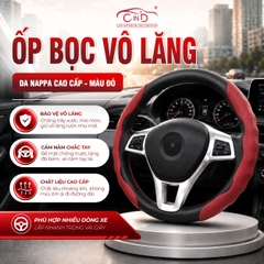 Ốp Bọc Vô Lăng CIND Da Nappa Cao Cấp Mỏng Nhẹ Chống Trượt Phù Hợp Nhiều Dòng Xe