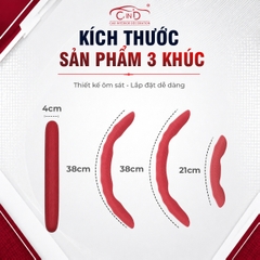 Ốp Bọc Vô Lăng CIND Da Nappa Cao Cấp Mỏng Nhẹ Chống Trượt Phù Hợp Nhiều Dòng Xe