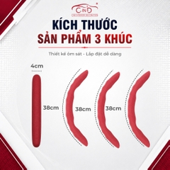 Miếng Ốp Bọc Vô Lăng Ô Tô CIND Da Nappa (Phiên Bản Nâng Cấp) Mềm Mại Êm Ái Mỏng Nhẹ Chống Trượt Phù Hợp Nhiều Dòng Xe