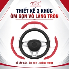 Miếng Ốp Bọc Vô Lăng Ô Tô CIND Da Nappa (Phiên Bản Nâng Cấp) Mềm Mại Êm Ái Mỏng Nhẹ Chống Trượt Phù Hợp Nhiều Dòng Xe