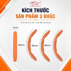 Miếng Ốp Bọc Vô Lăng Ô Tô CIND Da Nappa (Phiên Bản Nâng Cấp) Mềm Mại Êm Ái Mỏng Nhẹ Chống Trượt Phù Hợp Nhiều Dòng Xe