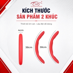 Ốp Bọc Vô Lăng CIND Carbon Nhám Thể Thao Mỏng Nhẹ Chống Trượt Phù Hợp Nhiều Dòng Xe