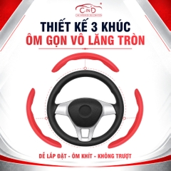 Miếng Ốp Bọc Vô Lăng Ô Tô CIND Carbon Nhám (Phiên Bản Nâng Cấp) Bám Tay Ma Sát Tốt Mỏng Nhẹ Chống Trượt Phù Hợp Nhiều Dòng Xe