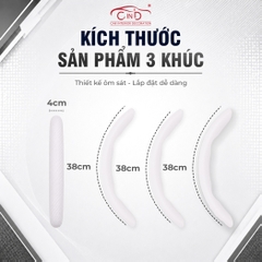 Miếng Ốp Bọc Vô Lăng Ô Tô CIND Carbon Nhám (Phiên Bản Nâng Cấp) Bám Tay Ma Sát Tốt Mỏng Nhẹ Chống Trượt Phù Hợp Nhiều Dòng Xe